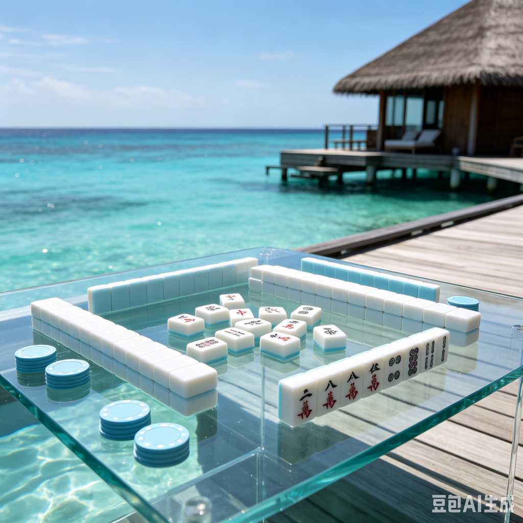 mahjong set for home entertainment