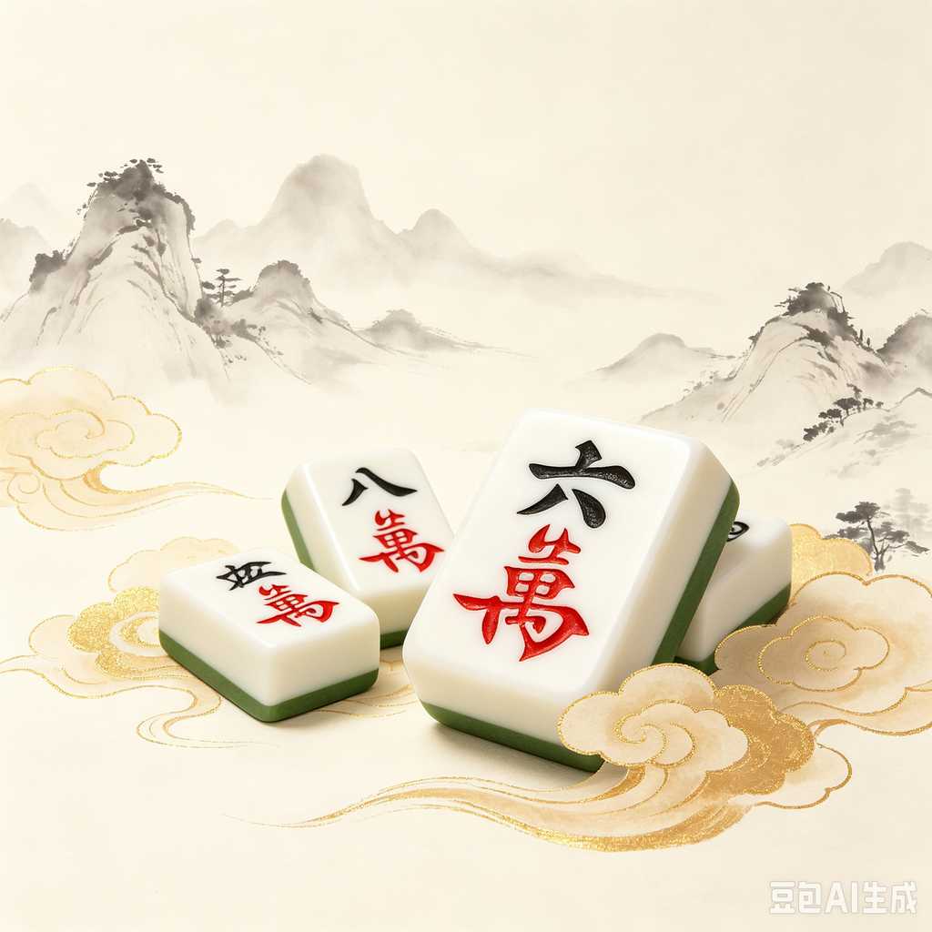 gold plated mahjong tiles