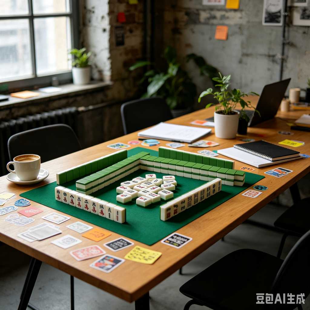 metallic finish mahjong set